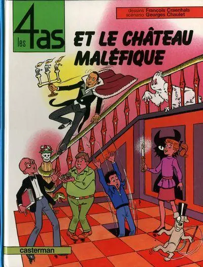 Couverture de l'album Les 4 as Tome 20 Les 4 as et le château maléfique