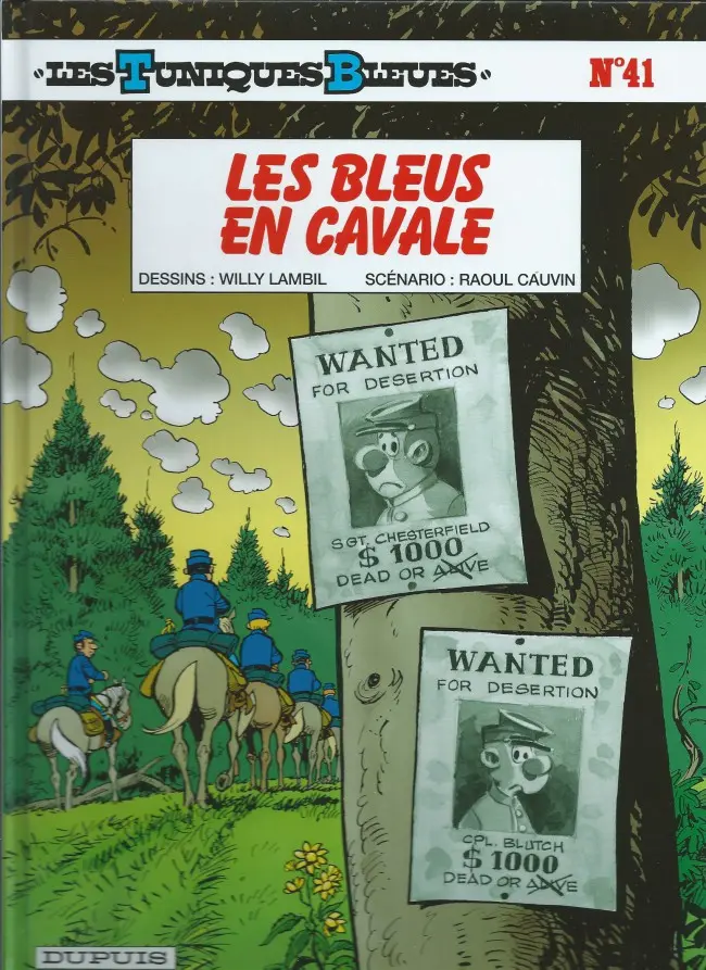 Couverture de l'album Les Tuniques Bleues Tome 41 Les bleus en cavale