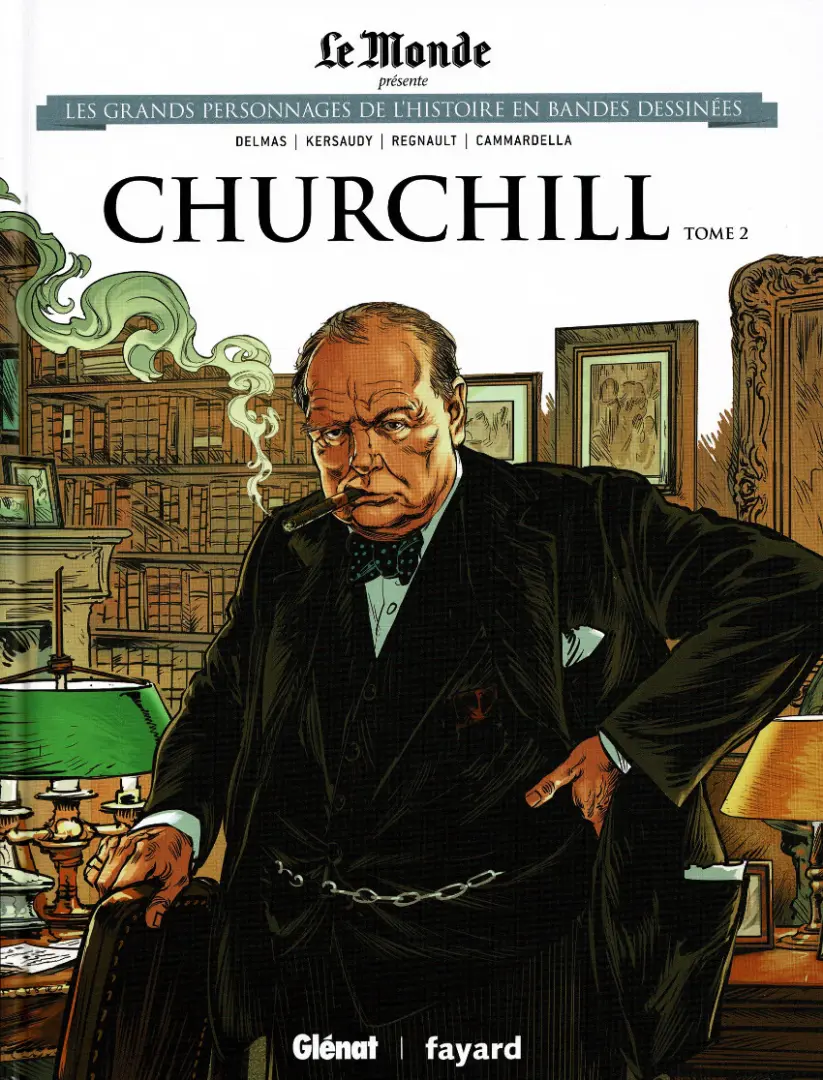 Couverture de l'album Les grands personnages de l'Histoire en bandes dessinées Tome 14 ChurchillL - Tome 2