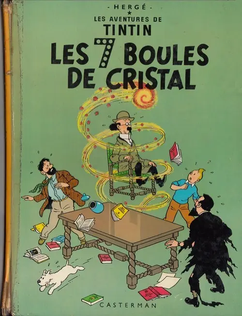 Couverture de l'album Tintin Tome 13 Les 7 boules de cristal