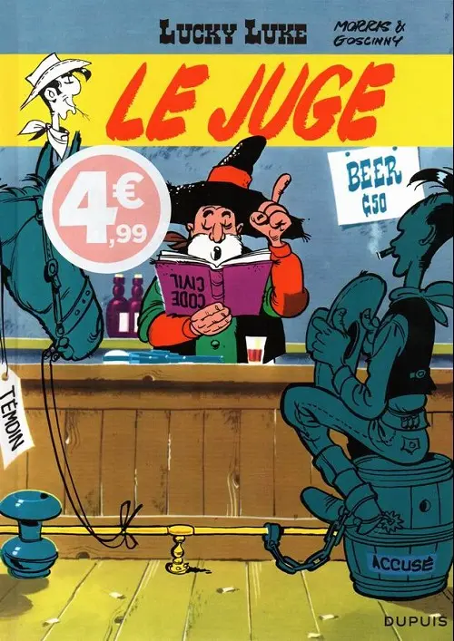 Couverture de l'album Lucky Luke Tome 13 Le juge
