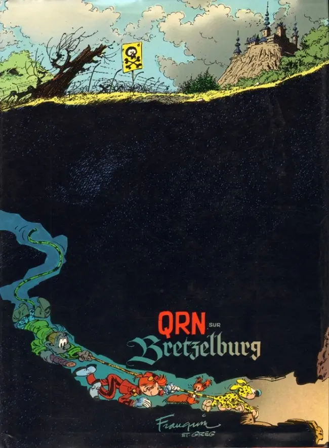 Couverture de l'album Spirou et Fantasio Tome 18 QRN sur Bretzelburg