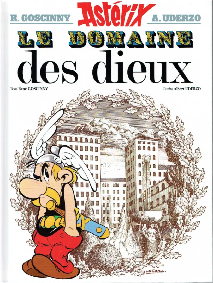 Couverture de l'album Astérix Tome 17 Le domaine des dieux