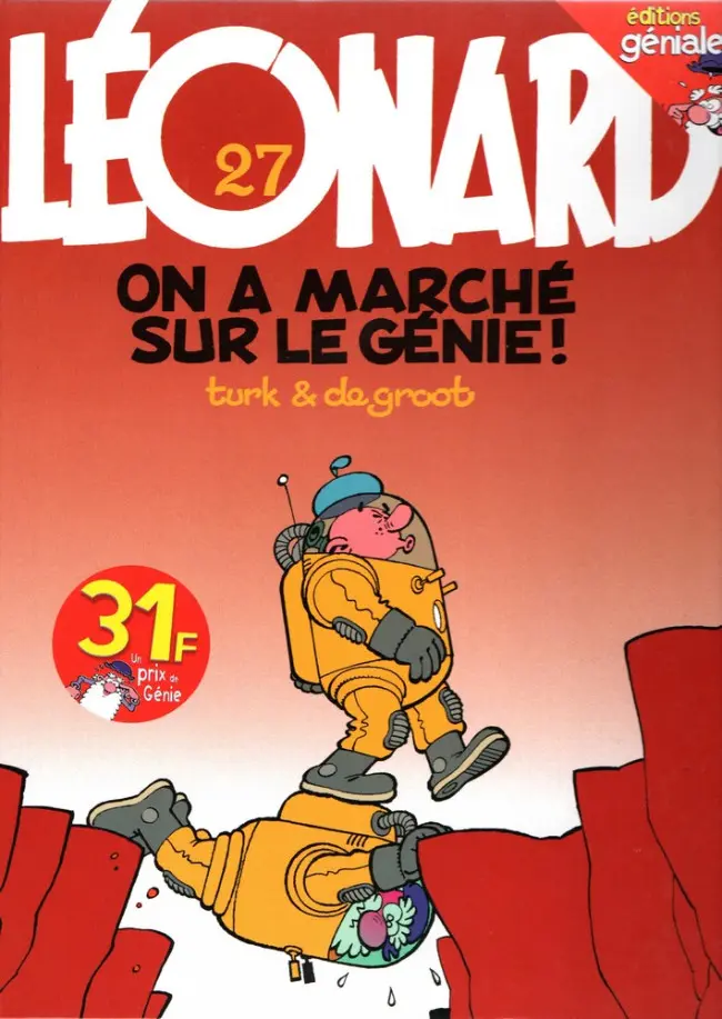 Couverture de l'album Léonard Tome 27 On a marché sur le génie !