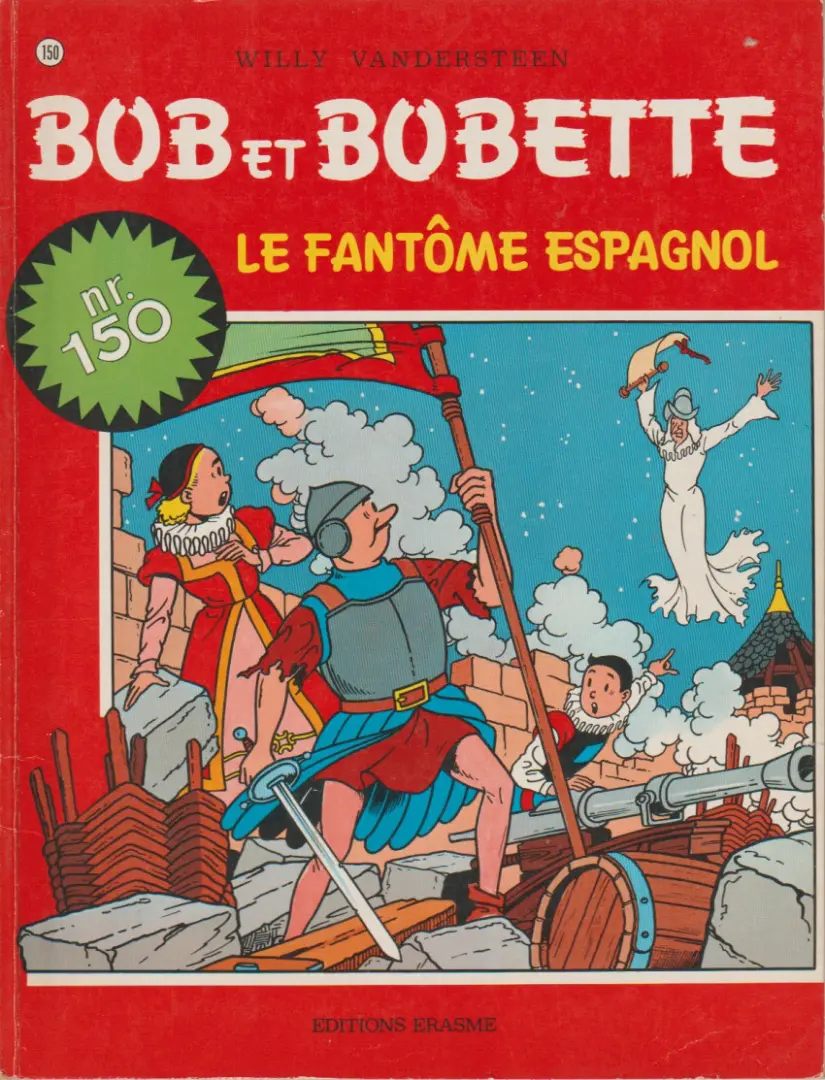 Couverture de l'album Bob et Bobette Tome 150 le fantôme espagnol