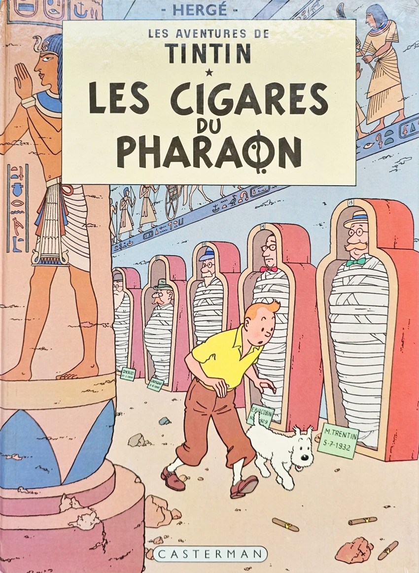 Couverture de l'album Tintin Tome 4 Les cigares du pharaon