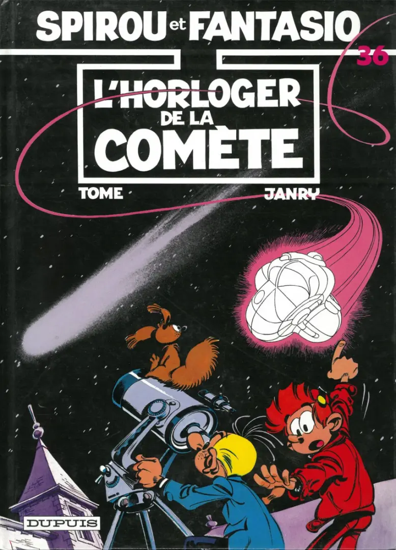 Couverture de l'album Spirou et Fantasio Tome 36 L'horloger de la comète