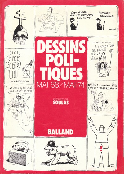 Couverture de l'album Dessins politiques Tome 2 Dessins politiques - mai 68/mai74