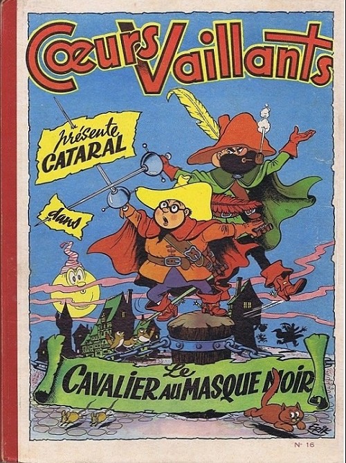 Couverture de l'album Cœurs Vaillants N° 16 1954 (n°1 à 17)