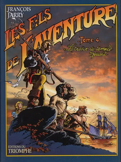 Couverture de l'album Les Fils de l'aventure Tome 4 Le trésor du temple maudit