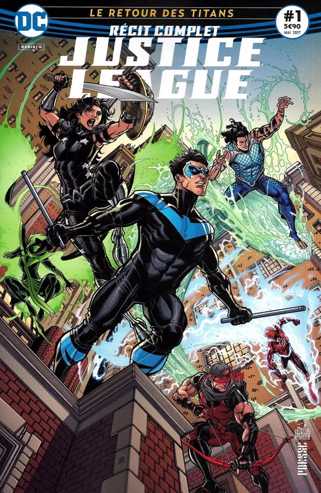 Couverture de l'album Justice League - Récit Complet #1 Le Retour des Titans