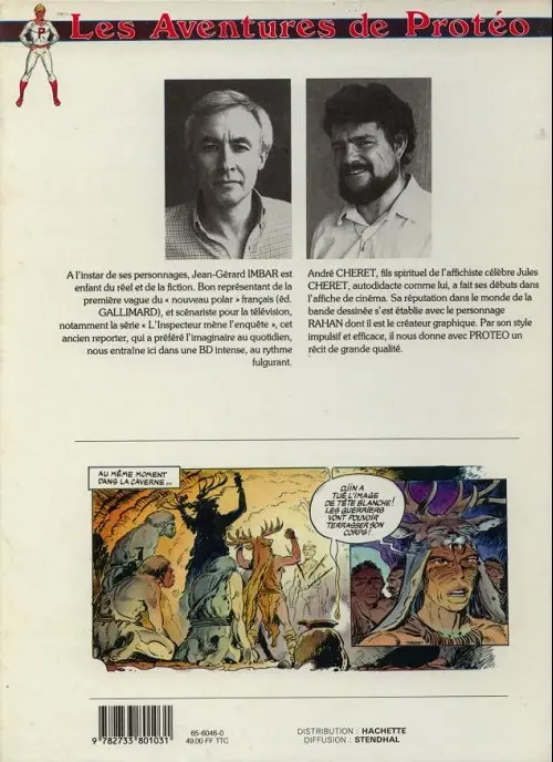 Verso de l'album Protéo Tome 2 Le dragon du Mont-Tombe