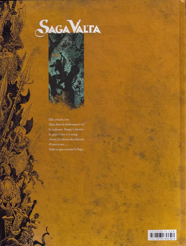 Verso de l'album Saga Valta Tome 3