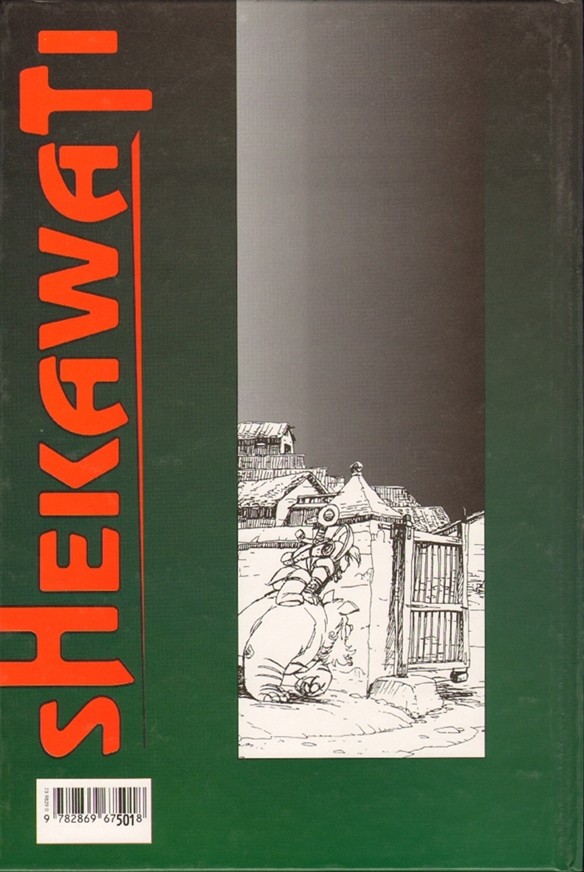 Verso de l'album Shekawati L'enfant des dieux