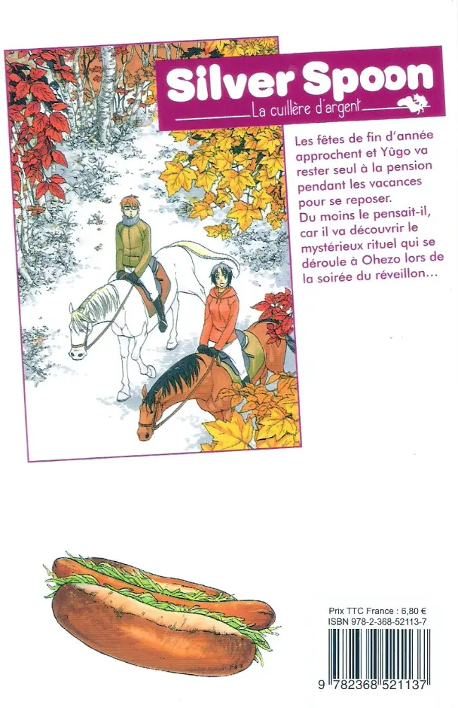 Verso de l'album Silver Spoon - La cuillère d'argent Volume 10