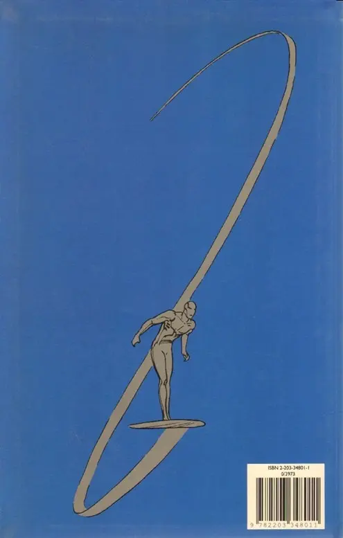 Verso de l'album Le Surfer d'Argent Surfer d'Argent