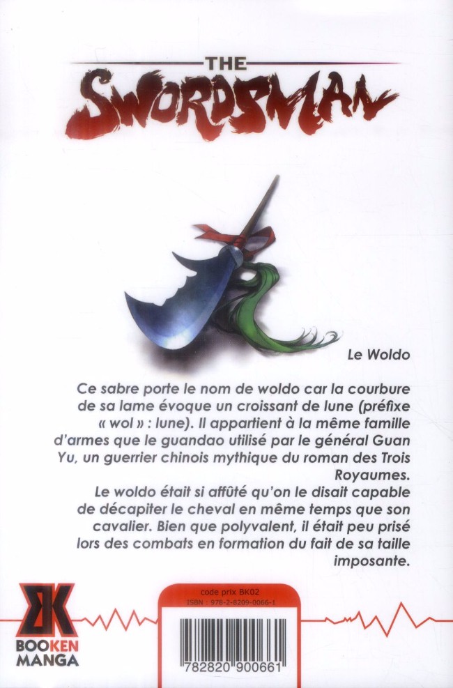 Verso de l'album The Swordsman 09