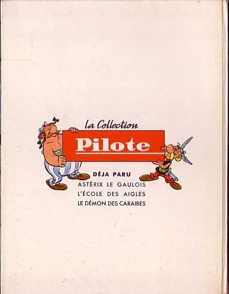 Verso de l'album Tanguy et Laverdure Tome 1 L'école des Aigles