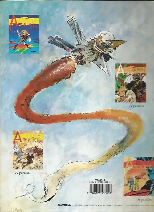 Verso de l'album Arkel / Ange & Diablesses Arkel Tome 1