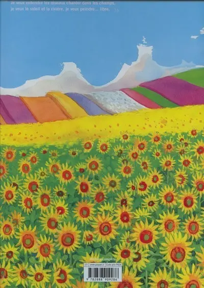 Verso de l'album Zobo et les fleurs de la vie Tome 2 Les Tournesols de M. Vincent