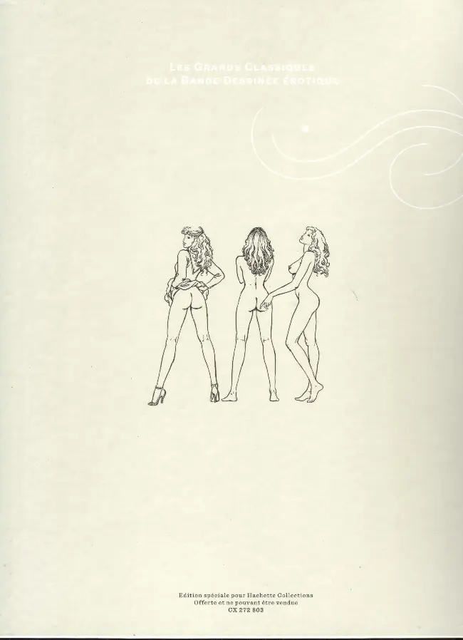 Verso de l'album Les femmes de Manara Les femmes
