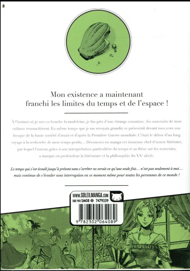 Verso de l'album À la recherche du temps perdu