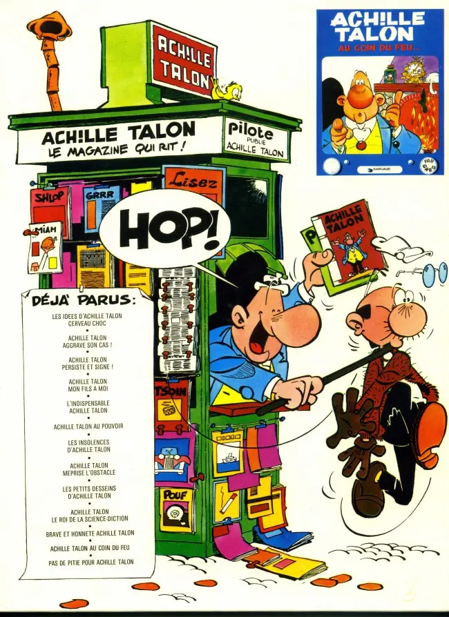 Verso de l'album Achille Talon Tome 6 Achille Talon au pouvoir