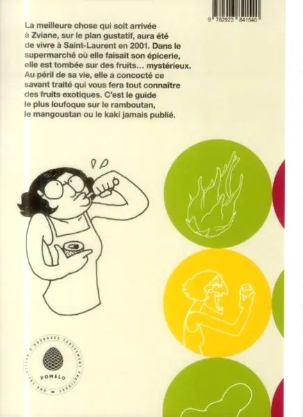 Verso de l'album Le bestiaire des fruits