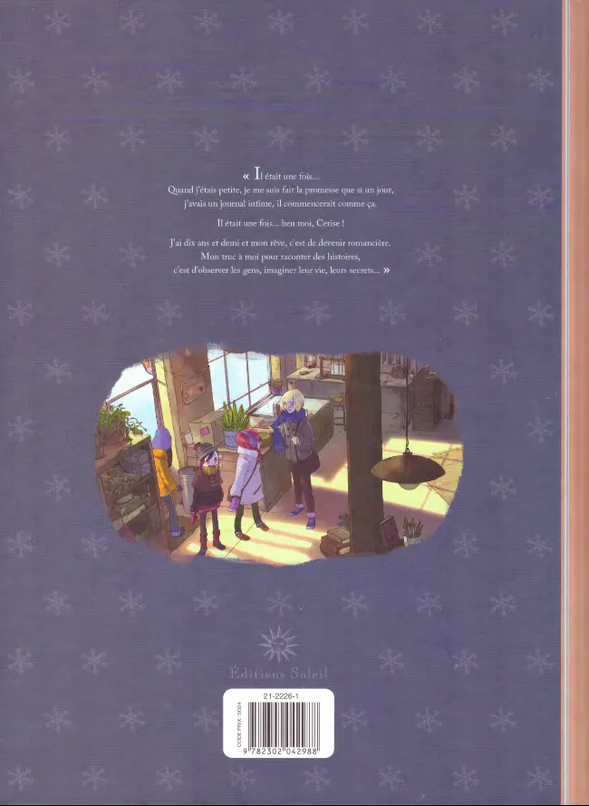 Verso de l'album Les Carnets de Cerise Tome 3 Le Dernier des cinq trésors