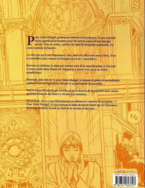 Verso de l'album Le Cœur couronné La Folle du Sacré-Cœur