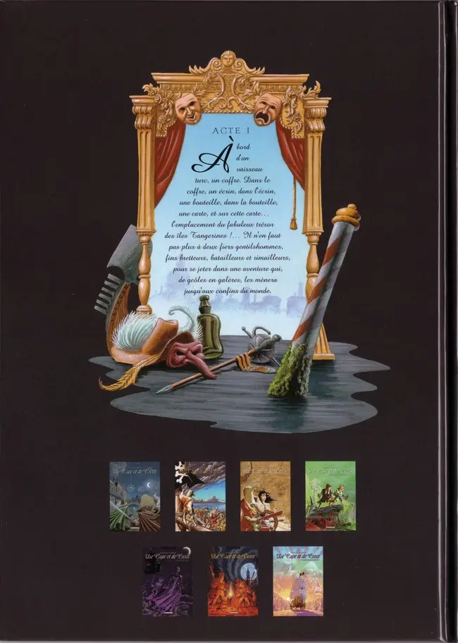 Verso de l'album De Cape et de Crocs Tome 1 Le secret du janissaire