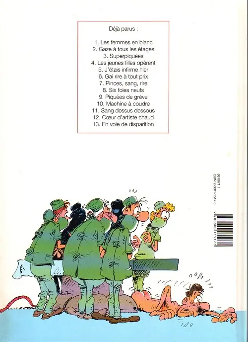 Verso de l'album Les Femmes en Blanc Tome 3 Superpiquées