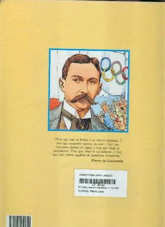 Verso de l'album L'Aventure olympique Tome 4 De 1980 à 1992