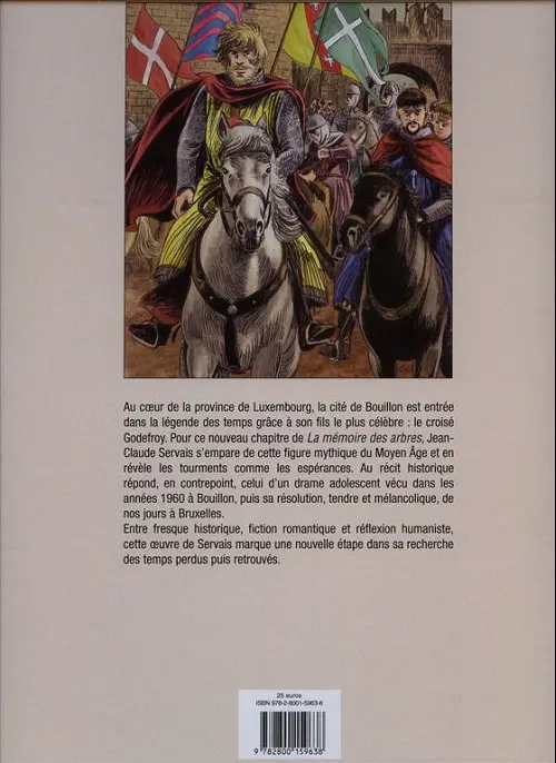 Verso de l'album Godefroid de Bouillon Seconde partie