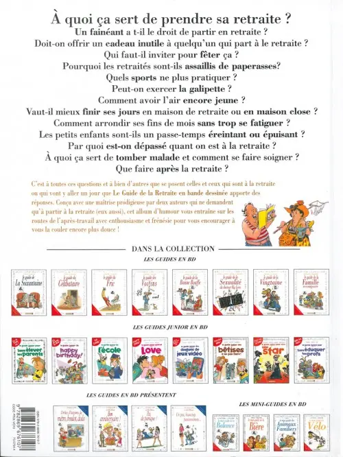 Verso de l'album Le Guide Tome 9 Le guide de la retraite
