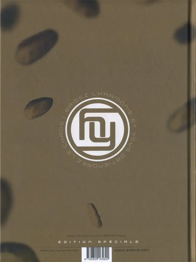 Verso de l'album Harmony Tome 1 Memento