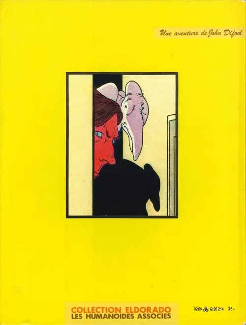 Verso de l'album L'Incal Tome 1 L'Incal Noir