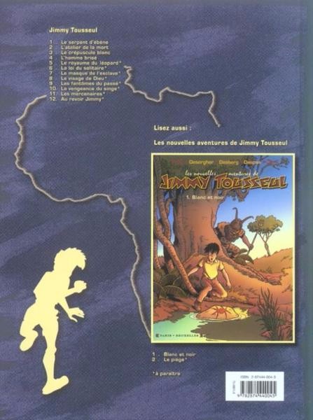 Verso de l'album Les aventures de Jimmy Tousseul Tome 4 L'homme brisé