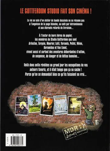 Verso de l'album Les aventures du Gottferdom studio Tome 4 Indiana Dom