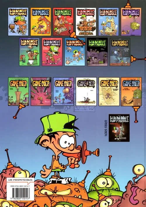 Verso de l'album Kid Paddle Tome 5 Alien chantilly
