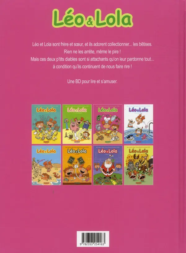 Verso de l'album Léo & Lola Tome 6 Pagaille dans la cuisine