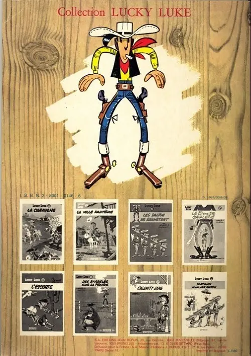 Verso de l'album Lucky Luke Tome 7 L'Elixir du Docteur Doxey