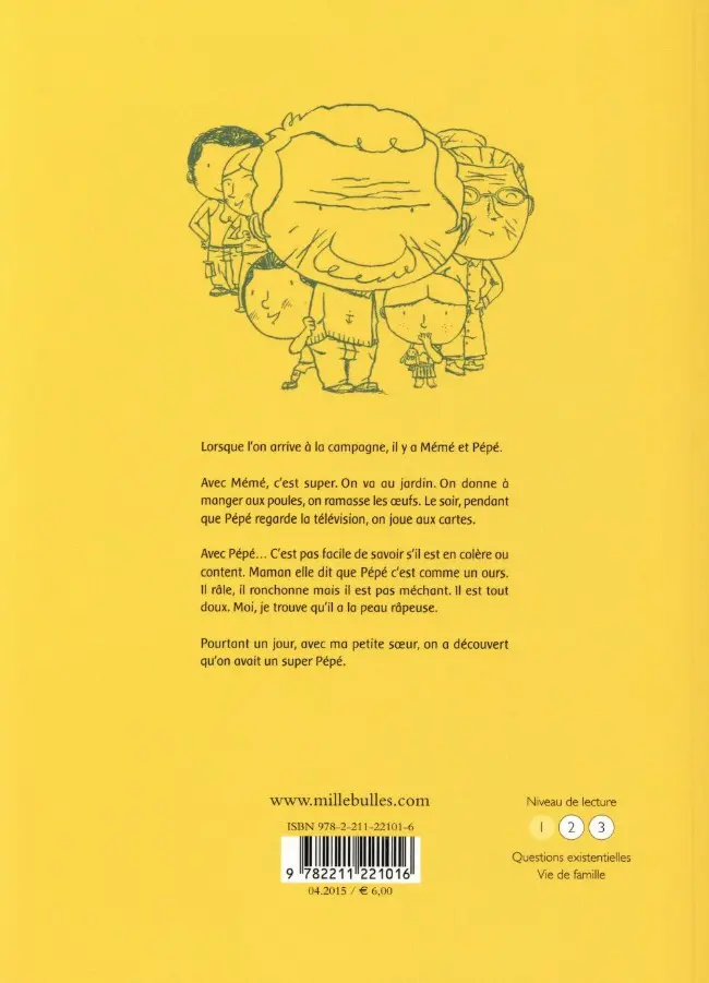 Verso de l'album La Petite famille Tome 2 Biquet