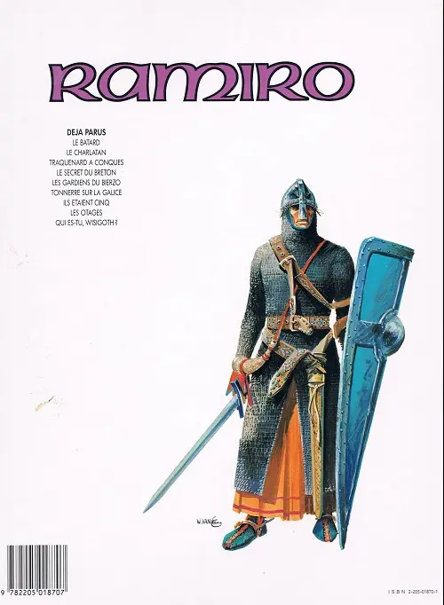 Verso de l'album Ramiro Tome 6 Tonnerre sur la Galice : Mission pour Compostelle 4