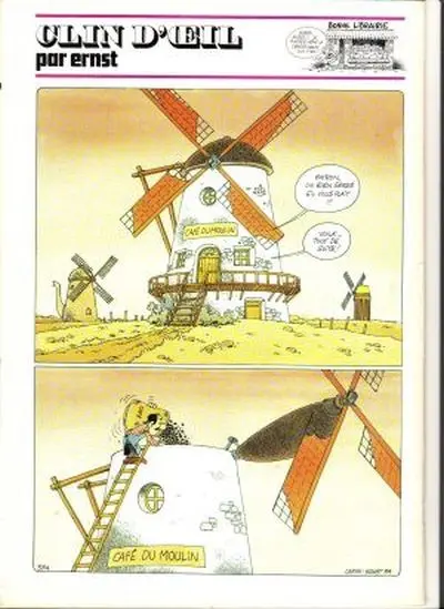 Verso de l'album Le Théâtre du mystère