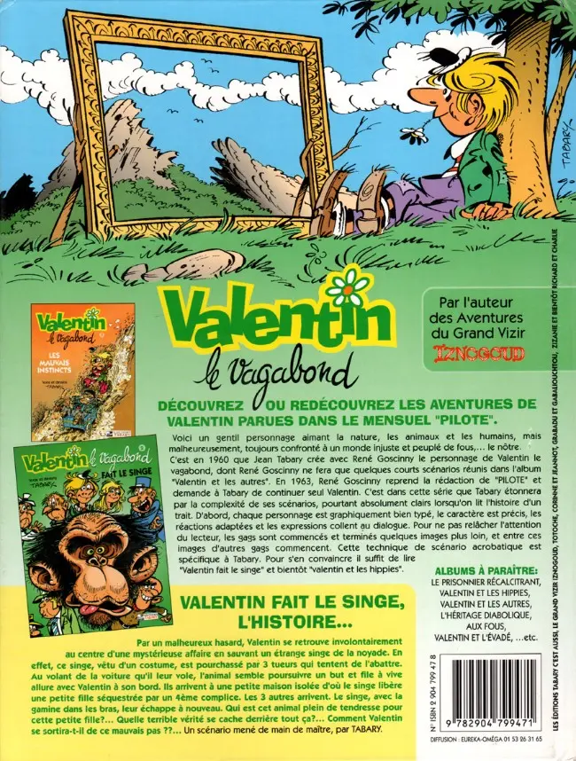 Verso de l'album Valentin le vagabond Tome 4 Valentin fait le singe