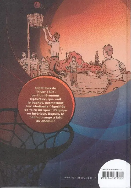 Verso de l'album Le Basket Un panier plein d'histoires