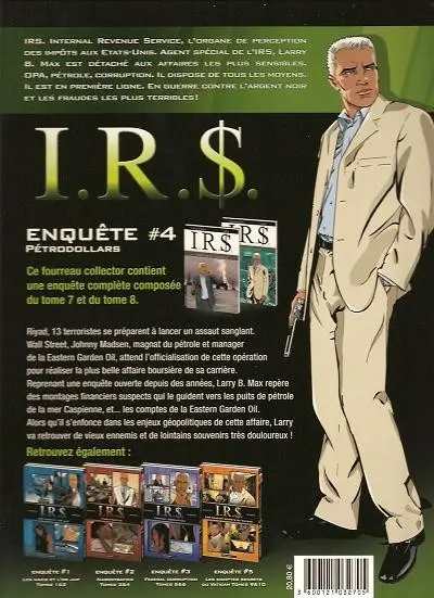 Verso de l'album I.R.$. Pétrodollars
