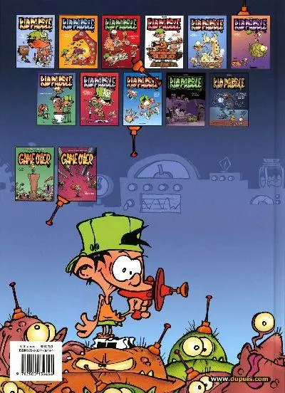 Verso de l'album Kid Paddle Tome 11 Le retour de la momie qui pue qui tue