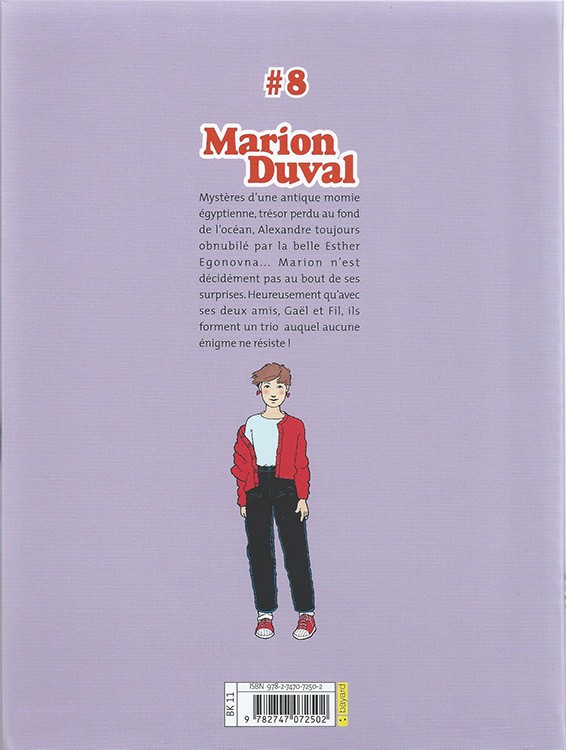 Verso de l'album Marion Duval #8 La reine éternelle - Balactica - Le trésor englouti